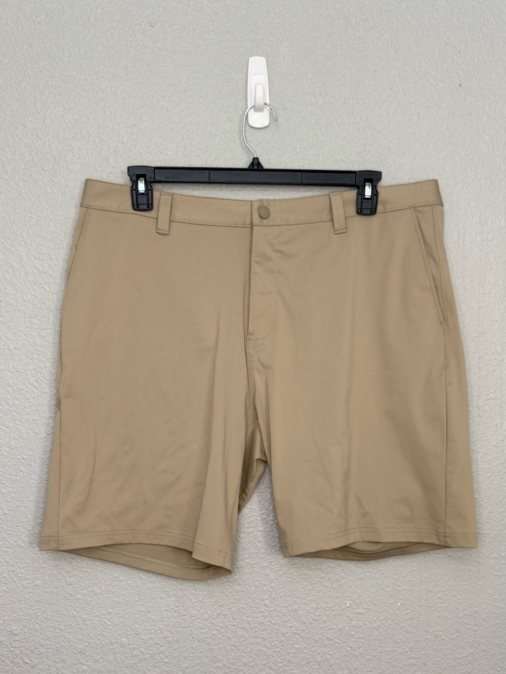 Rhone | Commuter Performance Shorts | Tan | Size 38” Inseam 9”
